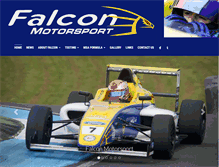 Tablet Screenshot of falconmotorsport.com